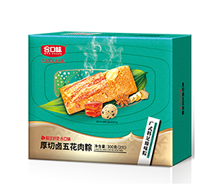 300g厚切鹵五花(huā)肉粽