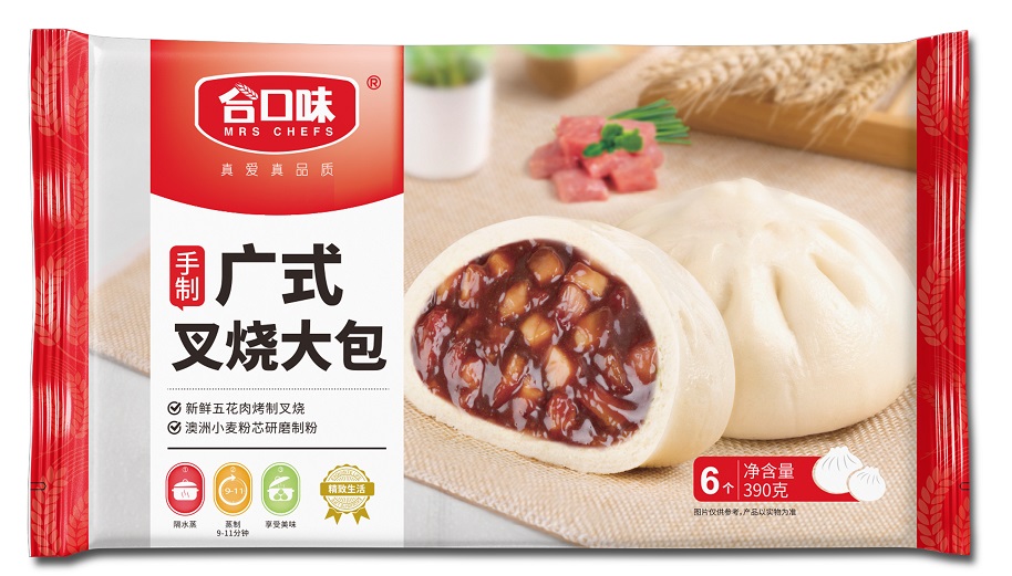 360g手制廣式叉燒大包