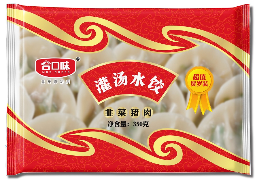 350g韭菜豬肉水餃